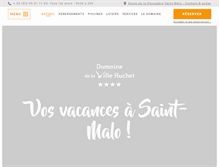Tablet Screenshot of lavillehuchet.com